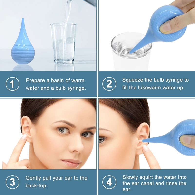 Rubber Suction Ear Syringe, BVN Hand Bulb Syringe Ear Washing