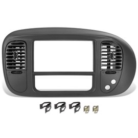 DNA MOTORING OE Style Dash Panel Bezel Compatible with 97-03 Ford F150 / 04 F150 Heritage / 97-02 Expedition 2WD, Gray, ZTL-Y-0305-GY