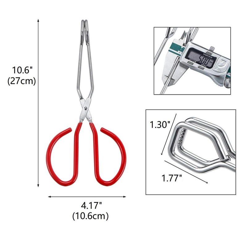 Scissor Tongs for Cooking Heavy Duty Stainless Steel with Comfortable