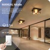 GOEBLESON Outdoor Ceiling Light with Motion Sensor, Flush Mount Porch