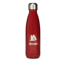 AS Roma Seven School Bottle, Red, Temperature Resistance: Hot 12h/Cold 24h, Travel and Leisure
