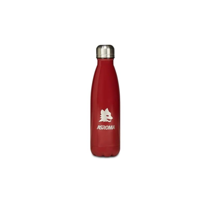 AS Roma Seven School Bottle, Red, Temperature Resistance: Hot 12h/Cold