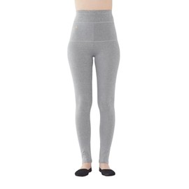 Gunze RZL103 Women's Leggings, RIZAP, Style Up, 10/4 Length, High Waist, Mokugre-