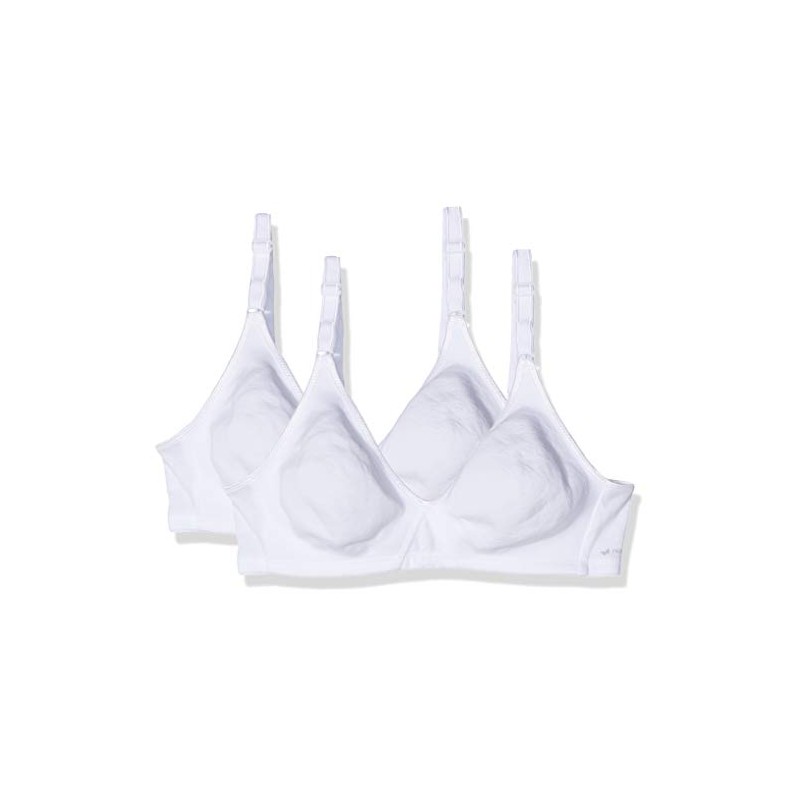 Nur Die Pack of 2 Cotton Bra, Non-Wired Double Layer