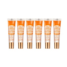 6-PACKS Kiss Broadway Clear Lip Gloss (Mango Butter)