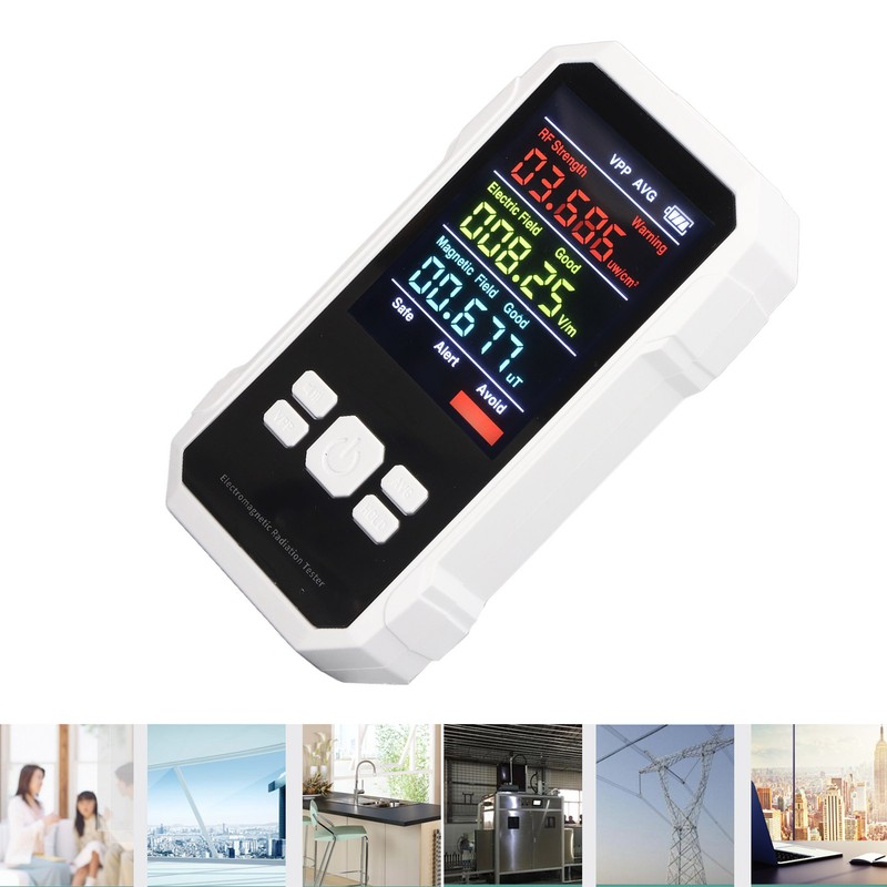 Electromagnetic Radiation Tester with Battery Handheld Digital High Frequency Radiation