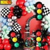 6Pcs Traffic Light Balloons for Race Car Birthday Party Decorations