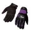 Joe Rocket Women's Velocity 3.0 Glove (Black/Purple, Medium) (2025-1803)