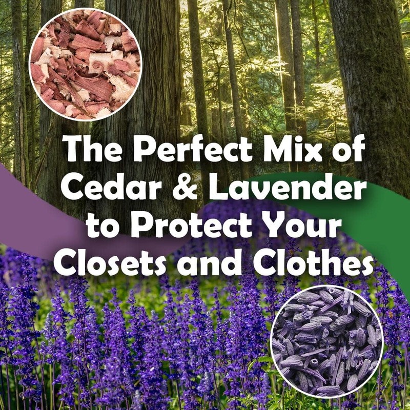 Professor Killamoth Cedar Chips and Lavender Sachets (20 Pack) -
