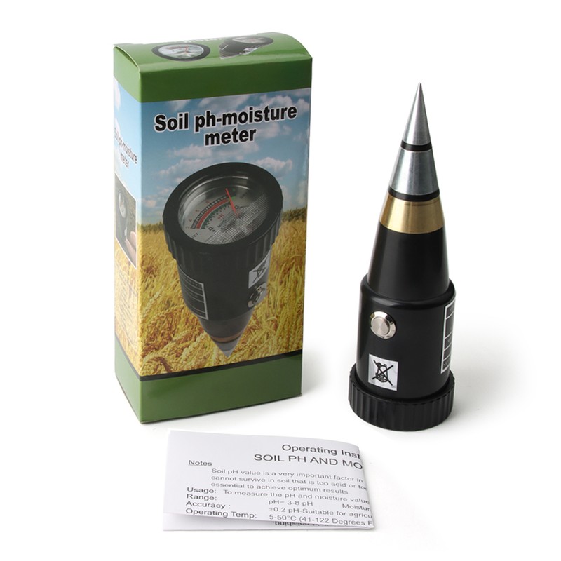 2 in 1 Soil PH and Moisture Meter Pointer Soil