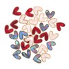 Baluue 30pcs Love Nail Stickers Heart Shaped Nail Gems DIY