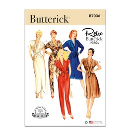 Butterick B7036 Sewing Pattern, Multicolor