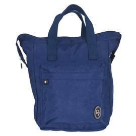 DV Women’s Small Backpack Rucksack Grab Ladies Travel Bag Lightweight Nylon Water Resistant Daypack 206 (Navy Blue)