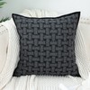 VOGOL Modern Tactile Geometric Pattern Throw Pillowcase, Brick Pattern Square