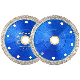 GoYonder 4.5" Super Thin Diamond Ceramic Saw Blade Porcelain Cutting Blade for Cutting Ceramic Porcelain Tile （3 PCS）