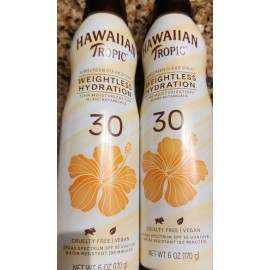 Hawaiian Tropic Sunscreen - Weightless Hydration - Sunscreen - Summer - Tan