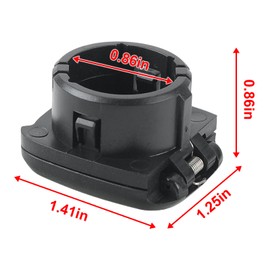 MOTOALL Center Console Power Outlet Cap Cover Retainer Black for Chevy Silverado Equinox Colorado Malibu Traverse