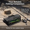 Roll Up Fishing Lure Wraps,5 Pocket PVC Lure Bag,Protective＆Foldable Cover