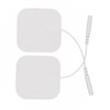 40pcs 2mm Aperture Electrode Massage Patches Self Adhesion Replacement Massager