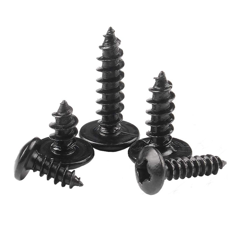 Xiedeai Round Head Self Tapping Wood Screws - Carbon Steel