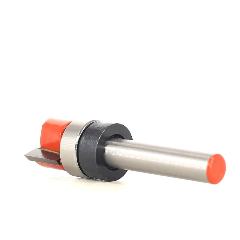 Akylin Pattern/Template Flush Trim Router Bit - 1/4" Shank, 1/2"