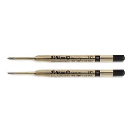 Pelikan Refill for Pelikan Ballpoint Pen 337 - Black, Medium Point, Set of 2