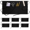 6 Pack Server Apron with 3 Pockets - Waist Aprons,