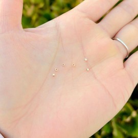 100pcs Adabele Real 1/20 14K Gold Filled Crimp Tube Loose Beads 1.6mm x 1mm Tiny Small Spacer (Hole ID 1mm) for DIY Craft Jewelry Making JK2-C1