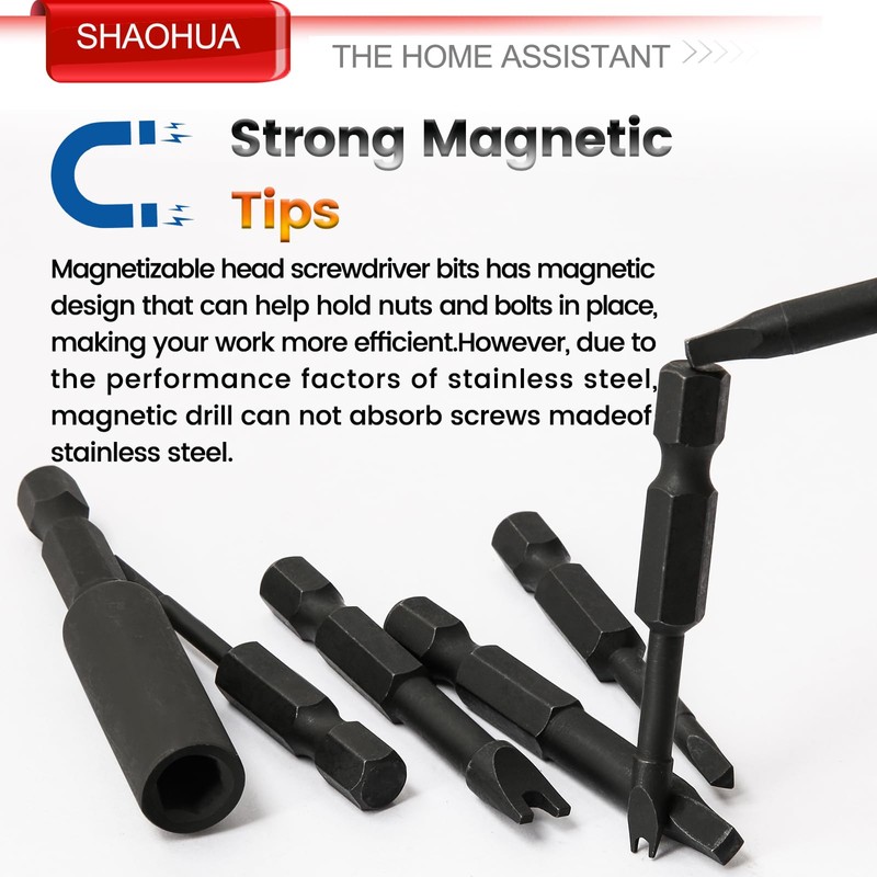 13PCS Screwdriver Bit Set, Triangle Screwdriver Set TA18-27, Square Drive