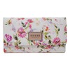 GUESS Factory Abree Logo Saffiano Slim Wallet, White/Opulent Garden, One