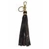 Leather Farm Llavero de piel con borla para colgar en