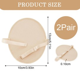 2 Pair Universal Armpit Sweat Pads Arm Pit Guards with Adjusted Shoulder Strap,underarm Sweat Pads for Women and Man to Keep Underarm Dry and Clothes Clean
