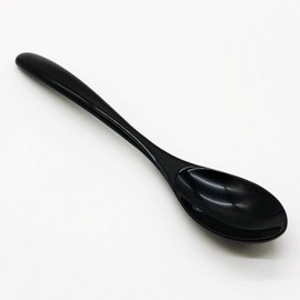 Otto Lacquerware, Wajima Paint, Spoon (Large), Black WA9-8