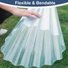 Clear Polycarbonate Roofing Sheet, Splicable Corrugated Plastic UV Resistant Greenhouse