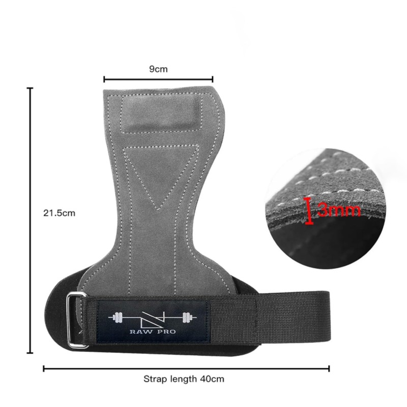 Lifting Multi-Grip Straps/hooks Premium Neoprene for Enhanced Weightlifting - Durable