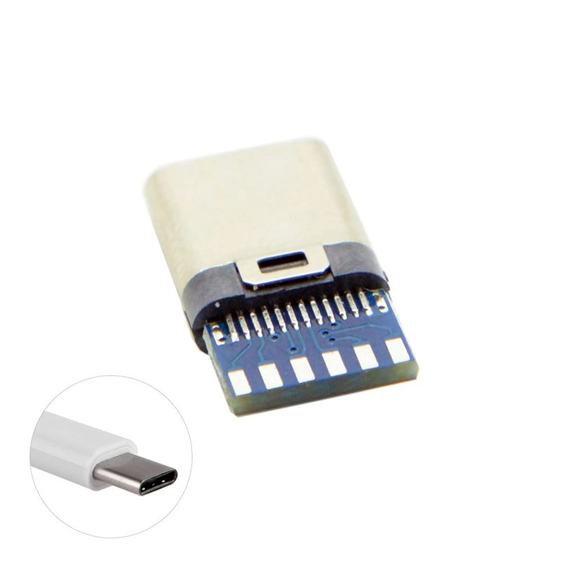 JSER Set of 5 DIY 24pin USB 3.1 Type C