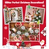 BLAZOR 20PCS Glitter Large Poinsettia Christmas Artificial Flowers Christmas Tree