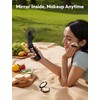 Aecooly Slim Portable Fan with Mirror, Thin Handheld Fan, USB