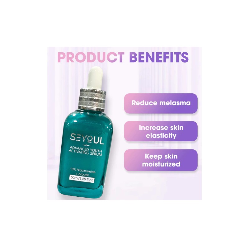 SEYOUL Advanced Youth Activating Serum | Niacinamide 10% + Arbutin