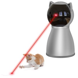 YVE LIFE Cat Toys,The 4th Generation Real Random Trajectory,Motion Activated Rechargeable Cat Laser Toy Automatic