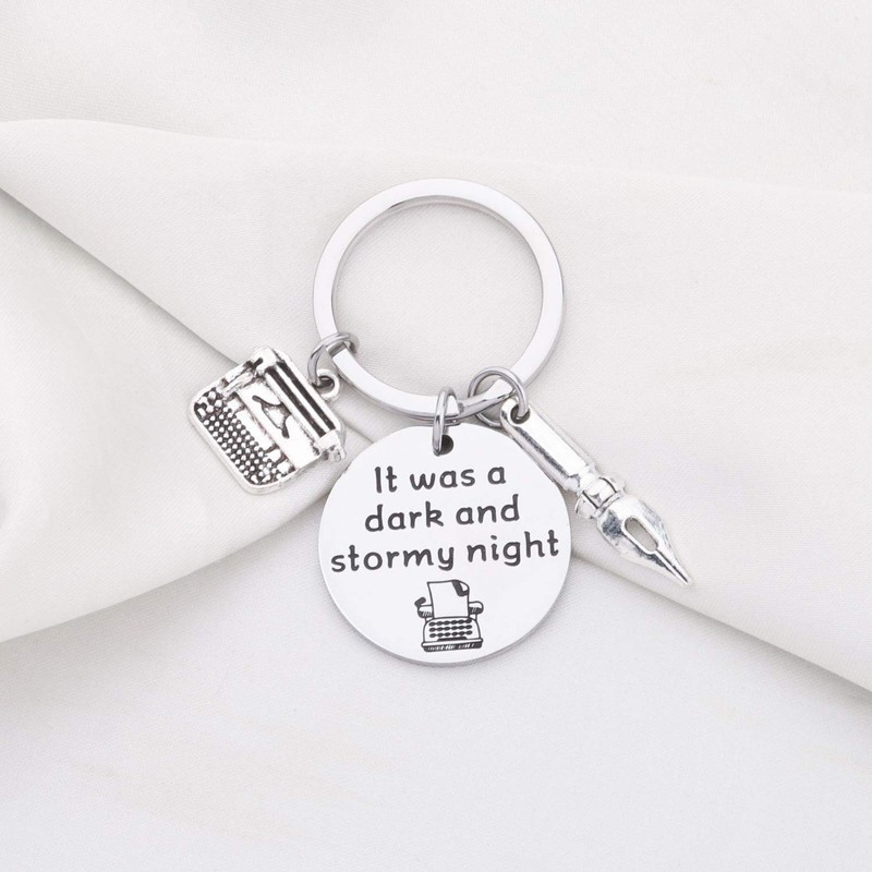 Writer Gifts Writing Keyring Journalist Gift Literature Lover Gift for