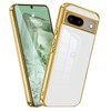 MiaoKeDa Google Pixel8A Case, Clear, Shockproof, Transparent TPU Bumper, Lightweight,