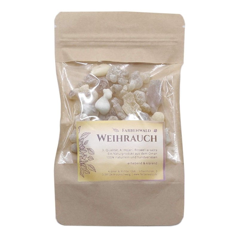 Farbenwald - Yellow Incense Al Hojari 100g Imported from Oman