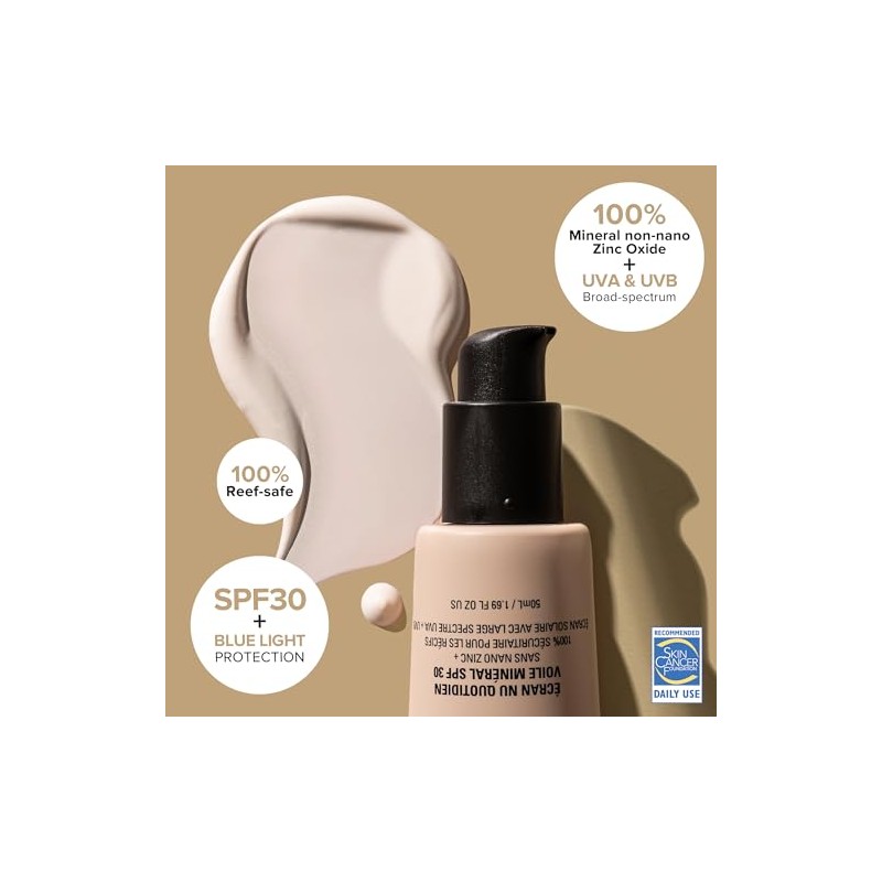 NUDESTIX Nudescreen Daily Mineral Veil SPF 30 – Lightweight Tinted
