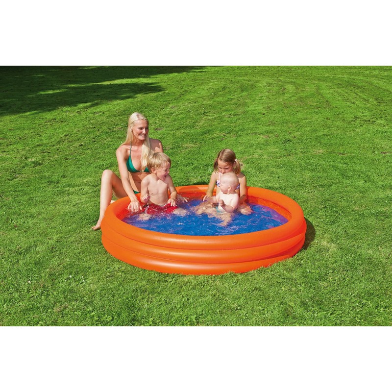 Happy People 77710 Inflated 3 Rings Pool, 100 X 30