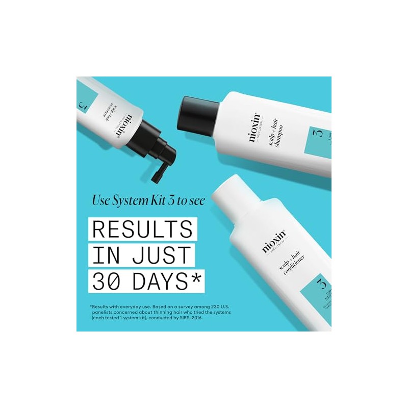 Nioxin System 3 - Hair Thickening System For Damaged Hair