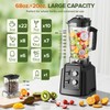 Blender, 1800W Blender with Grinder - 6-Blade Professional Smoothie Blenders