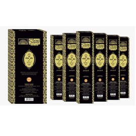 Parimal Pure Black Oud Agarbatti/Incense Stick (60–66) (120g) | 45–60 Min Burn | Hand-Rolled Natural Agarbathi | Each 20G | Long-Lasting Fragrance | Natural Incense with Pure Black Oudh | Pack of 6