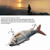 MEKOTRIN Recharged Robot Lure, Multiple Multiple-electrofish-lure with Green LED Light,