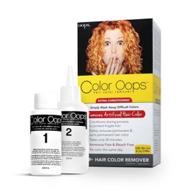 Color Oops Color Oops Extra Conditioning Hair Color Remover, 1 Application, Hair Dye Remover Processes in 20 Minutes, Safely Removes Permanent & Semi-Permanent Dye, Ammonia & Bleach Free